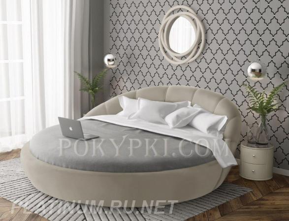 Купить круглую кровать Милана